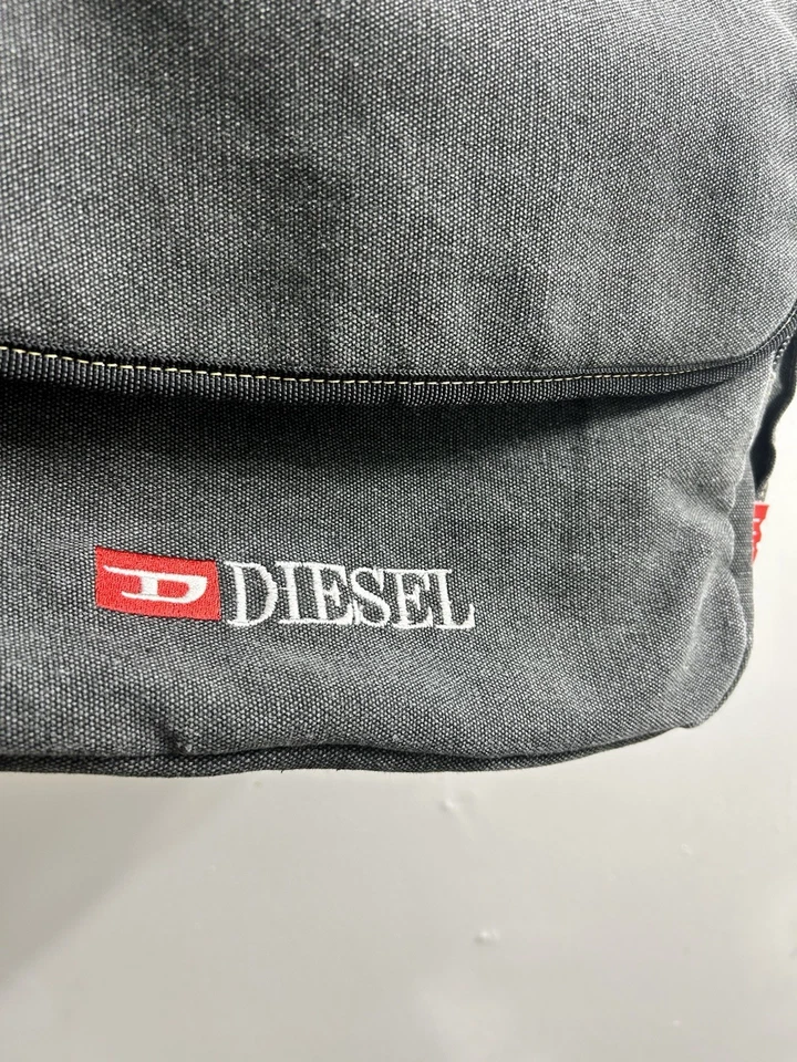 Bolsa carteiro jeans peças sobressalentes diesel vintage Y2K - Imagem 4 de 4