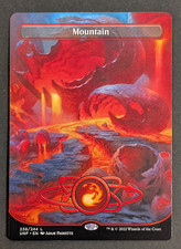 MTG Card - 1x Mountain (238) - Unfinity - NM Borderless Foil Magic The Gathering