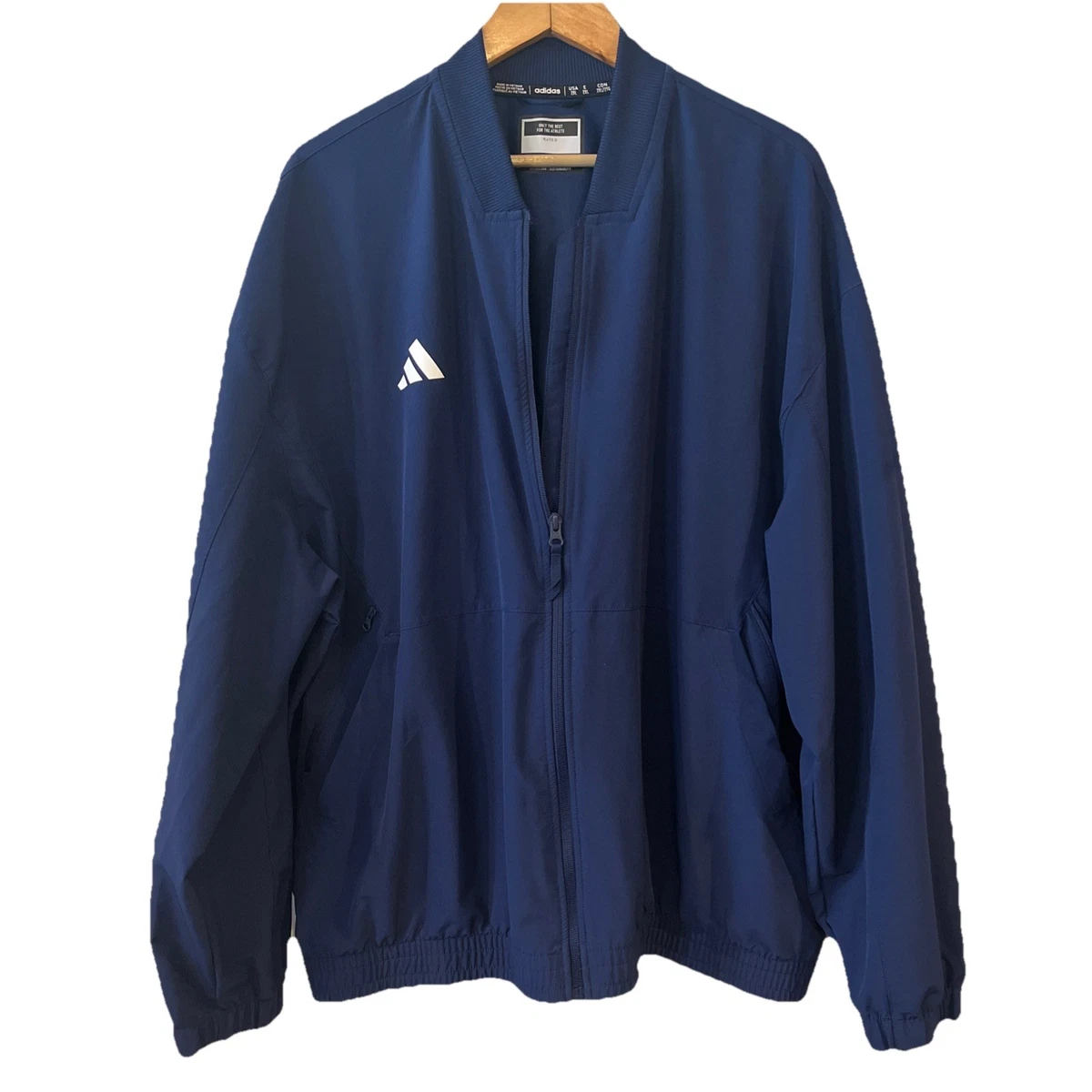 Track Jacket Blue Striped Activewear Jackets for Men for Sale