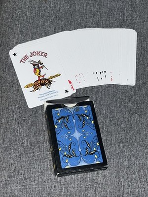 Bee Limited Edition 2007 Watermelons Blue Playing Cards