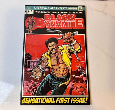 BLACK DYNAMITE FIRST ISSUE #1 VOL 1 RARE 3RD PRINT COMIC BOOK BLAXPLOITATION