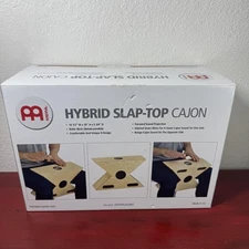 Meinl Hybrid Slap-Top Cajon Drum HTOPCAJ3NT Baltic Birch X Design EU Percussion