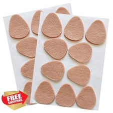 Misorita 20pcs Felt Metatarsal Pads Apricot