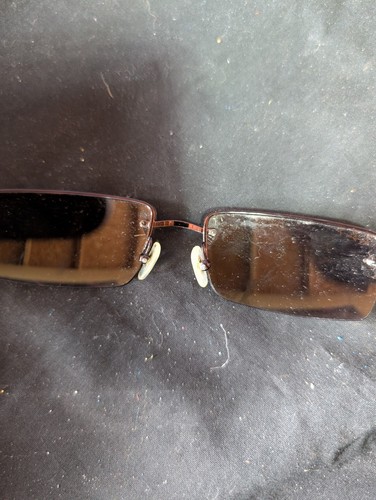 Ray Ban RB3199 014/83 Brown Rimless Rectangle Sunglasses Frame 57-18 Frames Only - Picture 5 of 7