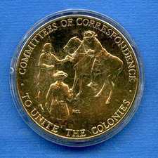 1973 Samuel Adams - Revolution Bicentennial 1 1/2" Bronze Medal US Mint #20