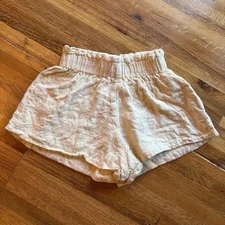 Rylee & Cru Linen Blend Pull On Shorts Girls Size 2-3 Casual Dot