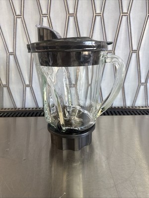 Hamilton Beach Wave Action Glass Blender Jar w/ Lid & Base 1.25L 5 Cup Replace