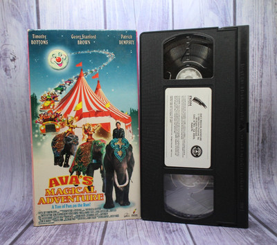 Ava s Magical Adventure 1994 VHS Based on the Mark Twain's Stolen White Elephant