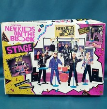 Incomplete Vintage NKOTB Stage New Kids On The Block 1990 In Box Playset