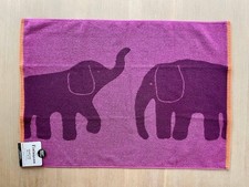 Finlayson Serviette à Main Éléphant 50x70 cm, Serviette en Coton Bio Rose...