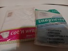 Snapiwrap diaper cover cot'n Wrap diaper X-large 30 lbs up 100% cotton 2 packs!