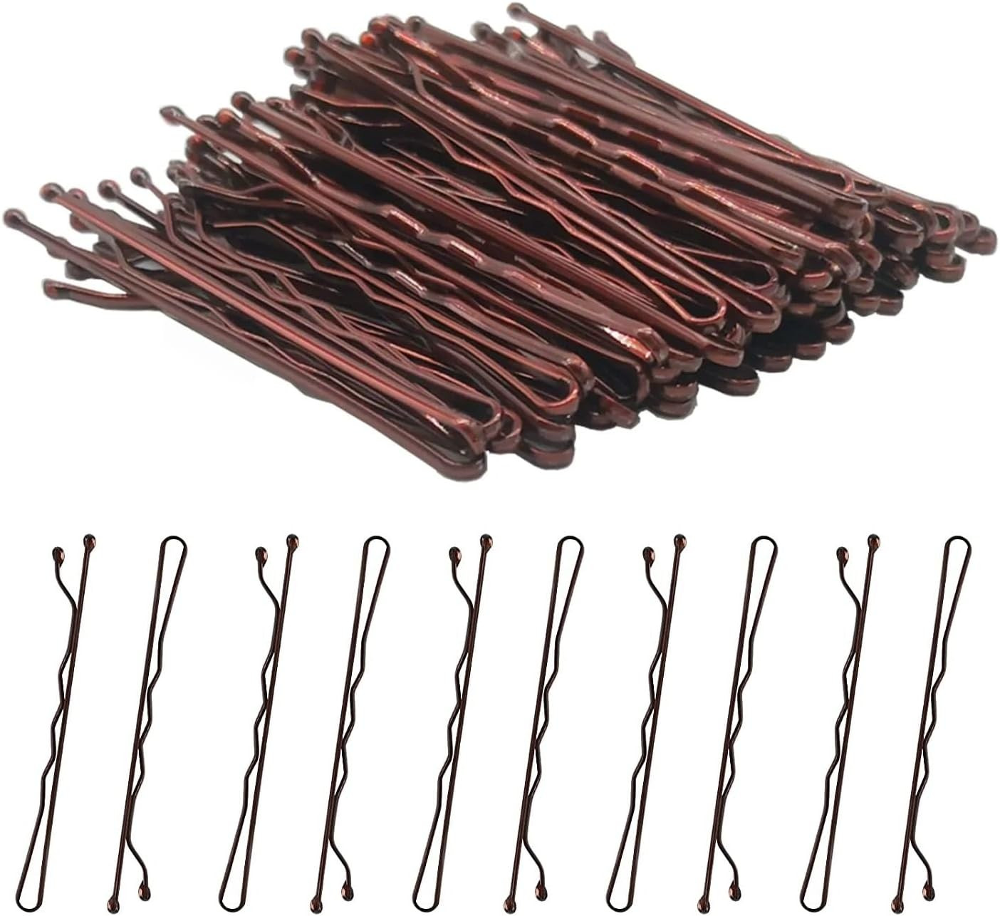 Hair Pins 60 Pcs, Bobby Pins for Women, Hair Grips for Thick, Thin, Wavy, Curly,