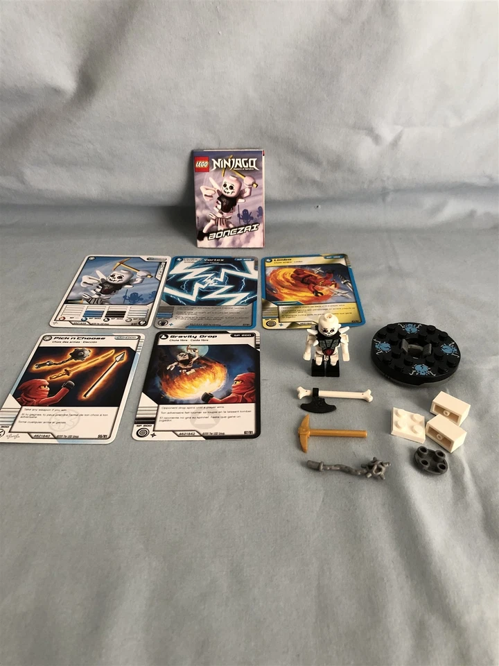 Lego set 2115 Bonezai NINJAGO 100% completo con instrucciones 5 cartas Spinjitzu Foto 2 de 4