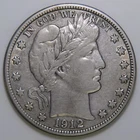 1912-D Barber Half Dollar 50c F/VF k475