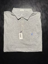 NWT MEN'S JOHNNIE-O POLO, SIZE: 2XL, COLOR: HEATHER GRAY M31