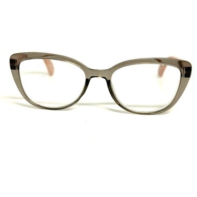 Jones New York JNR125-JSP Cat Eye Eyeglasses Gray Pink 52-18-140 Frames