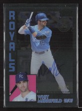 2019 Topps Clearly Authentic Autographs Black #TBA-WM Whit Merrifield 42/75