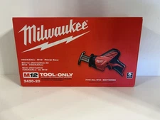 Milwaukee M12 Hackzall 2420-20 Reciprocating Saw - SAME DAY SHIP!
