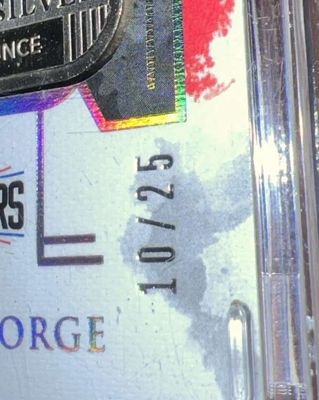 Panini Impecable Silver NBA Logo Paul George #10/25 2019-20 Foto 2 de 2