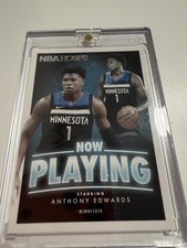2020-21 Panini NBA Hoops - Now Playing Anthony Edwards #SS-6 (RC)
