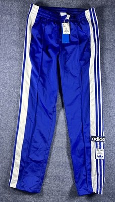 New Adidas Originals Womens Small Adibreak Trefoil Track Pants Blue IP0627