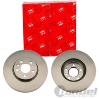 2X TRW Bremsscheiben 313Mm BelÜFtet Vorne Passend FÜR Ford Galaxy Seat Alhambra