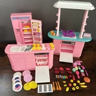 VTG BARBIE 1990s Kitchen PLAYSET- Accessories Stove,Fridge,Sink, & Food 80+ Pcs