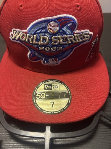 Anaheim Angels Serie Mundial 2002 New Era 59Fifty Rojo MLB Gorra Ajustada Para Hombres 7 - Imagen 2 de 7