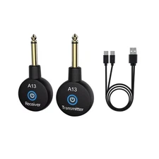 2.4GHz Wireless Guitar System Converter Transmitter Receiver Set For Guitar Bass