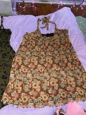 🌼 70s Flower Child Halter Dress – SHEIN 4X Boho Vibes