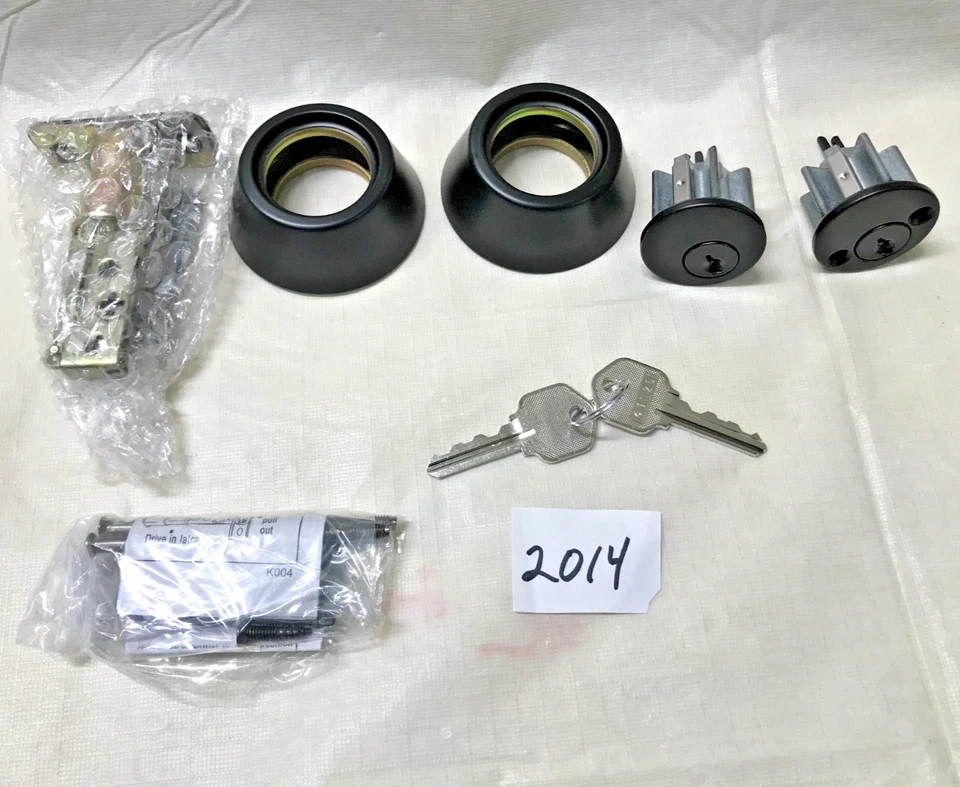 Cerradura de puerta Designers Impressions cerrojo - doble llave - negra - nueva - 2014 Foto 4 de 4