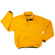 Vtg Russell Athletic Quarter T Snap Fleece Pullover Shirt Mens Large Made in USA