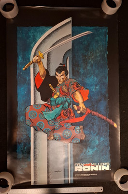 Frank Miller Ronin poster DC Comics 1983 EX
