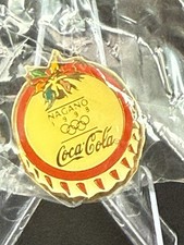 Coca-Cola 1998 Nagano Winter Olympics Games Lapel Pin Bottle Cap