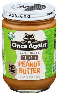 Once Again Better Peanut Crunch Organic 16 oz (Pack of 6)