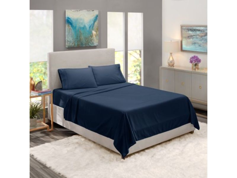 Nestl Bed Sheets Set Queen Size Deep Pocket 4 Piece Microfiber Bed Sheet Set