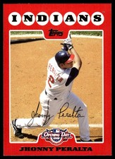 Jhonny Peralta 2008 Topps #177 Indians MLB READ FREE SHIPPING AutographDen