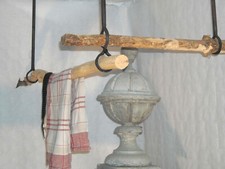 Geschmiedete Halterungen f. Ofenstangen ANTIKFINISH Durchmesser 12 mm