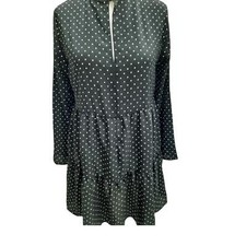 ASOS Ladies Casual Mini Summer Party Polka dot Womens short dress Size 8 12 14