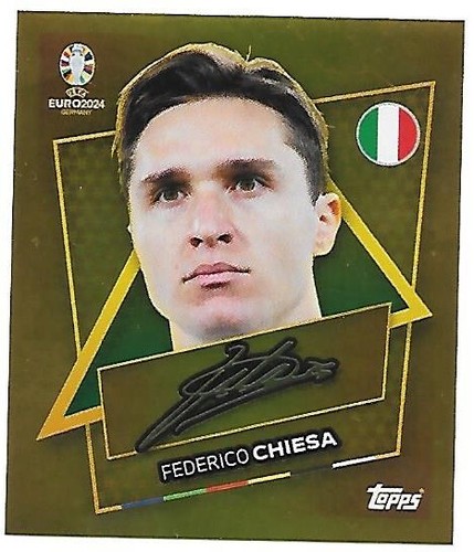 Topps Sticker UEFA Europameister Germany 2024 ~~ Gold Star Player ~~ Exzellent - Bild 13 von 30