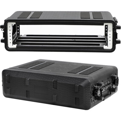 Rack Case 2U pace SHALLOW 11 Inch Deep, Amplifier PA DJ Mixer 19'' wide w Screws