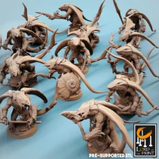 Ray Men Shark People Sharkin Sharkfolk Miniature D&D DnD Pathfinder RPG