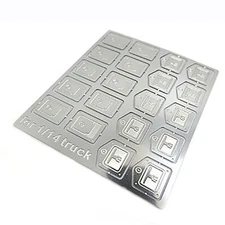 For 1:14 Model Tractor DIY Tool Box Door Handle Simulation Decorative Patch 203