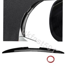 Gloss Black Rear Boot Trunk Spoiler Lip Tail Wing for AUDI A6 C6 C7 C8