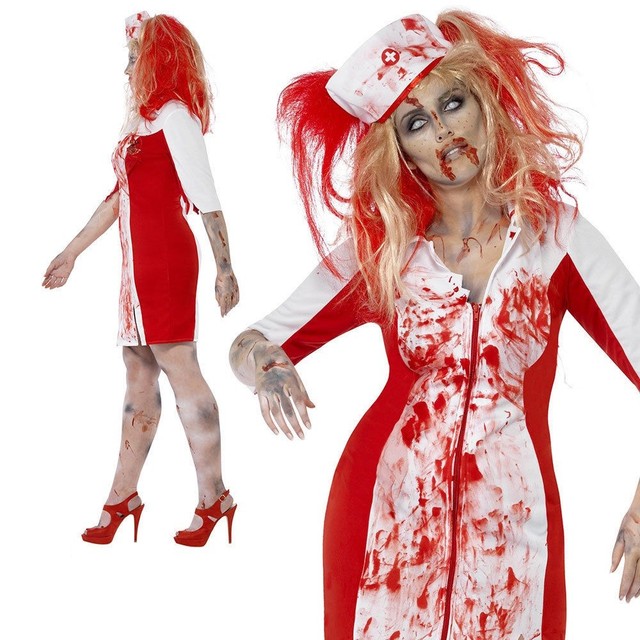 Curves Zombie Nurse Costume For Sale Online Ebay