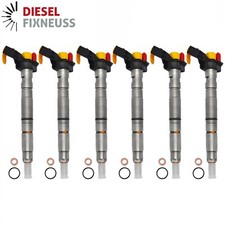 6x Einspritzdüse Injektor 3,0 TDI 059130855FX 0986435379 0445116023 0445116015