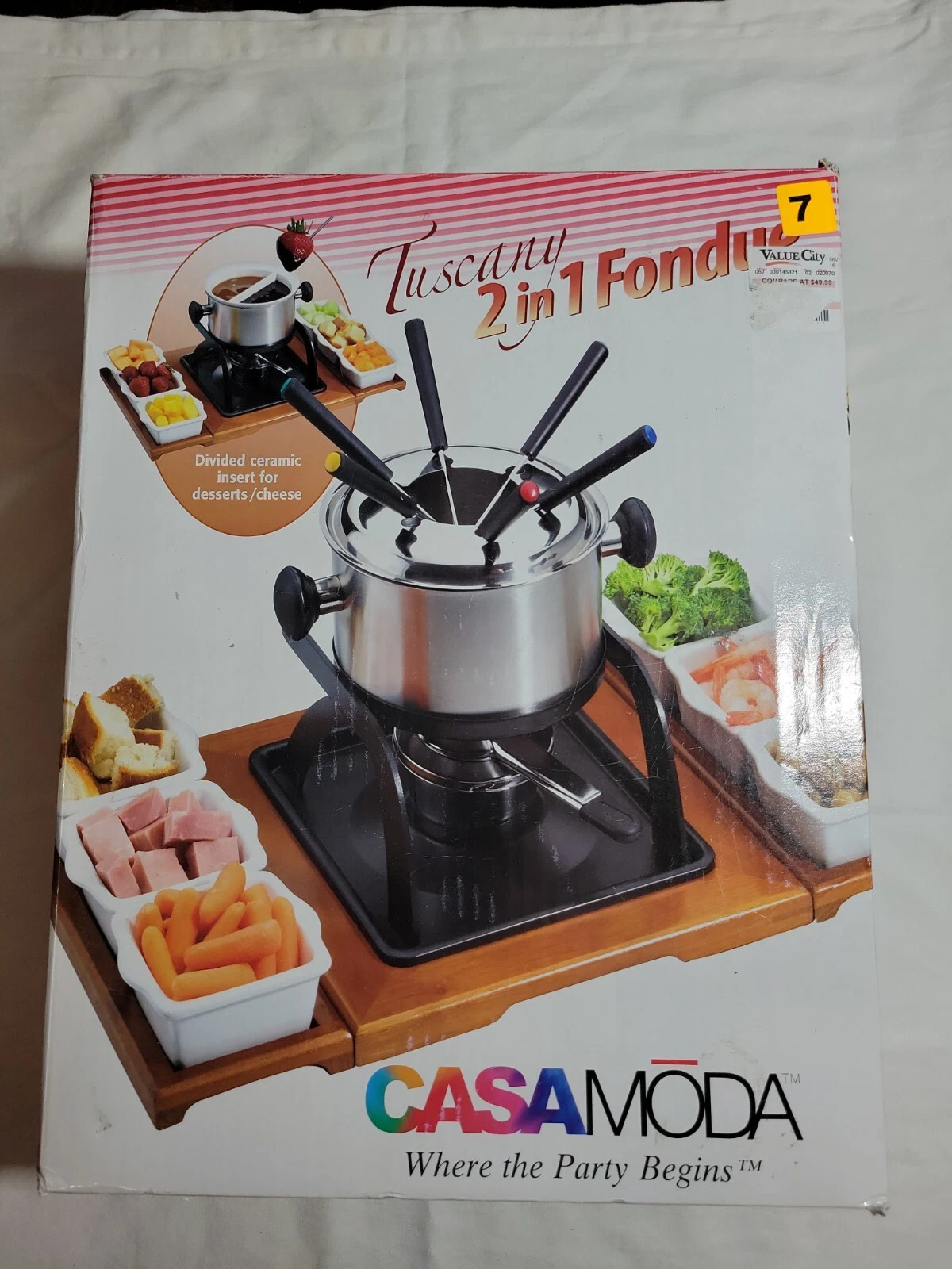 Casa Moda Tuscany 2 In 1 Fondue Set