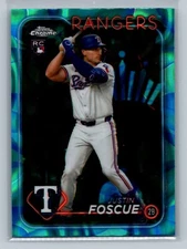 2024 Topps Chrome Update Justin Foscue Aqua Blue Lava /175 RC