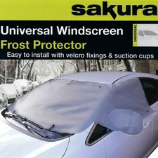 Sakura Universal Car Windscreen Cover Frost Ice Shield Snow Dust Protector Sheet
