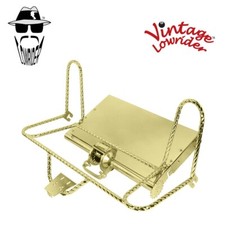 Vintage Lowrider 20" Tricycle SQUARE TWISTED Conversion Kit GOLD W/ Plate.